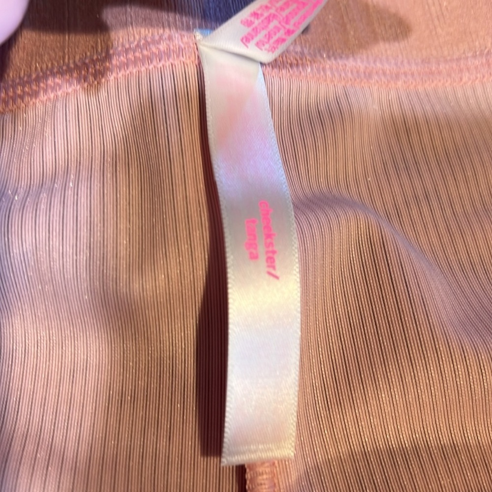 NEW 🌟 VICTORIAS SECRET PINK 2 pack size Large you get 1 thong 1 cheekster NEW - Picture 4 of 6